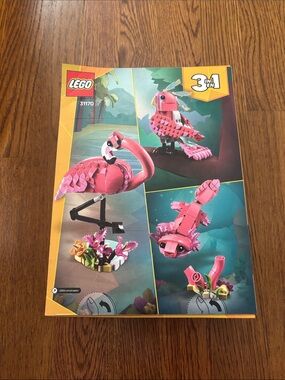 LEGO Pink Flamingo & Tropical Bird 3-in-1 Building Set - Pink